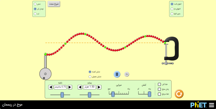 موج در ریسمان